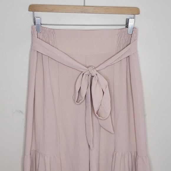 NWT Ces Femme | Taupe Wide Leg Pull-On Waist Pants Size Medium - Picture 2 of 6